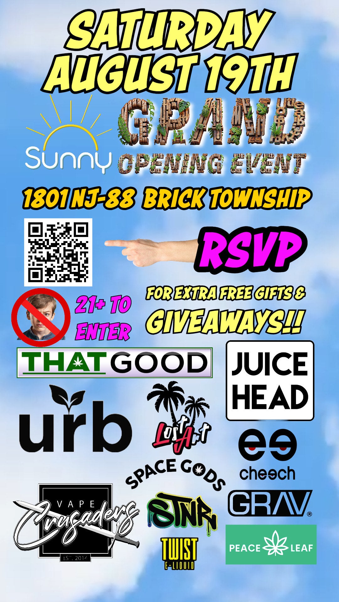 Sunny Vapes Ocean, Howell, Laurence Harbor New Jersey